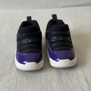 Jordan Toddler Black and Purple Sneakers with White Soles  Sz 5 C